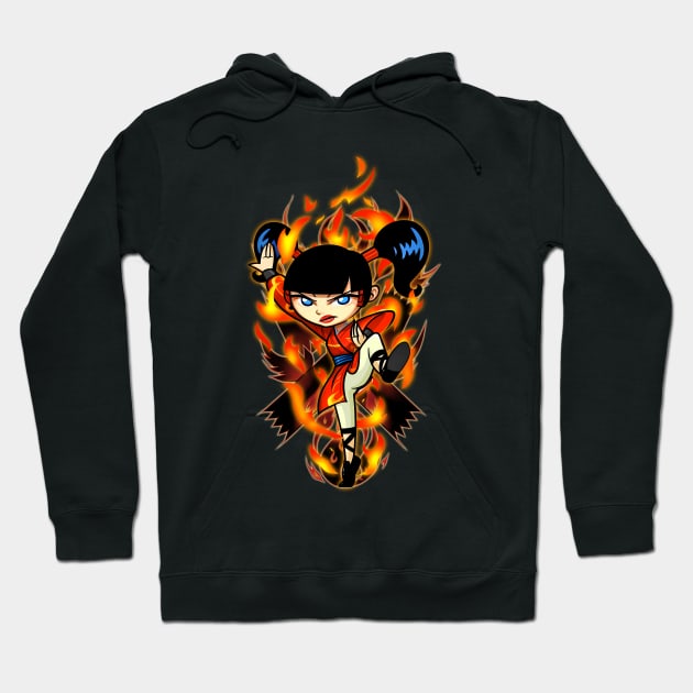 Kimiko Xiaolin Showdown Dragon of Fire Hoodie by TATSUHIRO